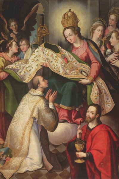 Presentation of the Cope to St. Ildefonsus, 1600-24 by Diego de Aguilar